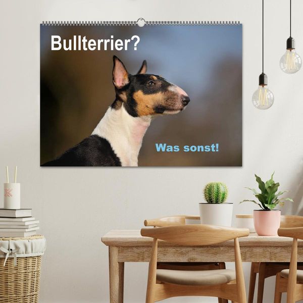 Produktbild: Bullterrier? Was sonst! (Wandkalender 2026 DIN A2 quer), CALVENDO Monatskalender