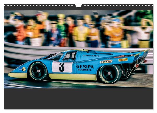 Produktbild: Motorsport in 1/32 (Wandkalender 2025 DIN A3 quer), CALVENDO Monatskalender