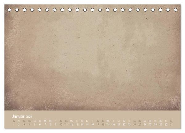 Produktbild: Vintage DIY Bastel-Kalender (Tischkalender 2026 DIN A5 quer), CALVENDO Monatskalender