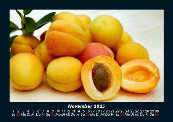 Produktbild: Obstkalender 2025 Fotokalender DIN A5