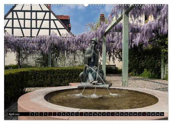 Produktbild: Schwetzinger Stadtansichten (hochwertiger Premium Wandkalender 2026 DIN A2 quer), Kunstdruck in Hochglanz