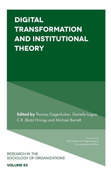 Produktbild: Digital Transformation and Institutional Theory