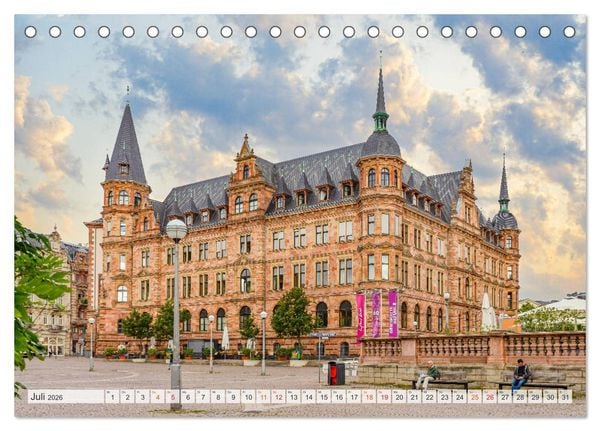 Produktbild: Wiesbaden Impressionen (Tischkalender 2026 DIN A5 quer), CALVENDO Monatskalender
