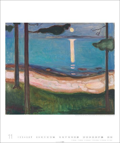 Produktbild: Edvard Munch Edition Kalender 2027