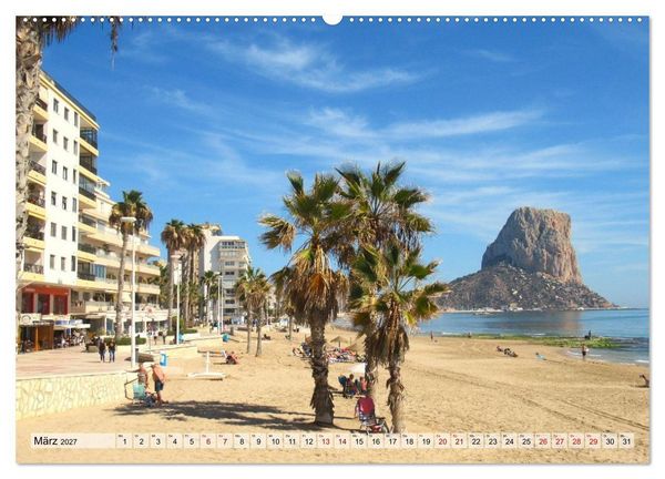 Produktbild: Calpe - Erholung am Mittelmeer (hochwertiger Premium Wandkalender 2027 DIN A2 quer), Kunstdruck in Hochglanz