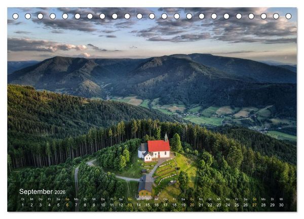 Produktbild: Faszination Schwarzwald (Tischkalender 2026 DIN A5 quer), CALVENDO Monatskalender