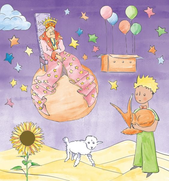 Produktbild: AVENIR - Wassermalfarben-Buch Kleiner Prinz