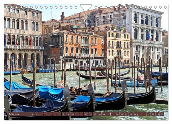 Produktbild: In Sehnsucht Dein Venedig (Wandkalender 2026 DIN A4 quer), CALVENDO Monatskalender