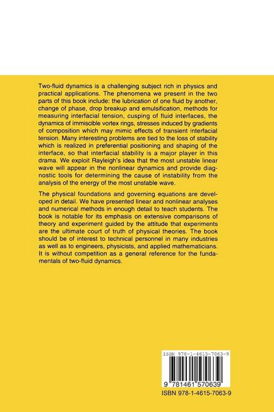 Produktbild: Fundamentals of Two-Fluid Dynamics