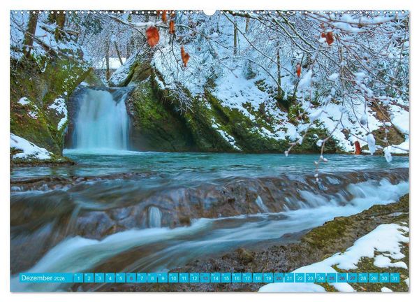 Produktbild: Rauschende Wildb&auml;che im Allg&auml;u (Wandkalender 2026 DIN A2 quer), CALVENDO Monatskalender