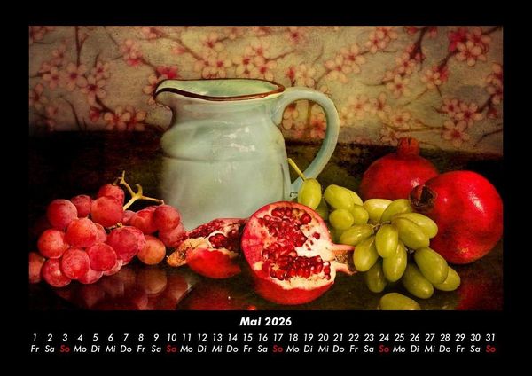 Produktbild: Obstkalender 2026 Fotokalender DIN A3