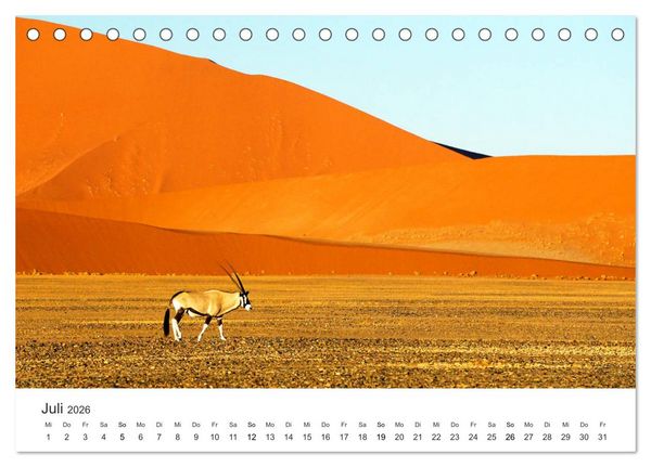 Produktbild: Safari durch Afrika (Tischkalender 2026 DIN A5 quer), CALVENDO Monatskalender