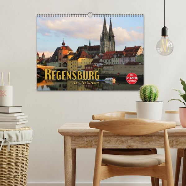 Produktbild: Regensburg erleben (Wandkalender 2026 DIN A3 quer), CALVENDO Monatskalender