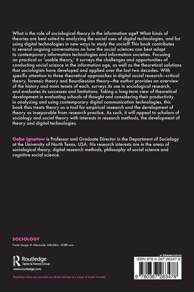 Produktbild: Sociological Theory in the Digital Age