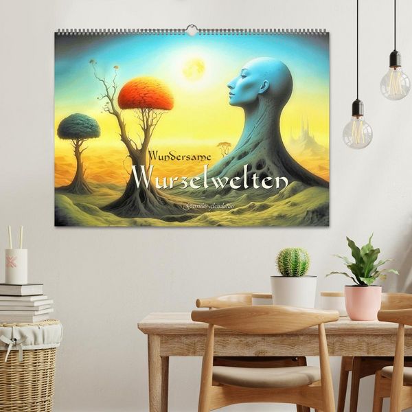 Produktbild: Wundersame Wurzelwelten (Wandkalender 2026 DIN A2 quer), CALVENDO Monatskalender
