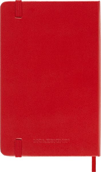 Produktbild: Moleskine Notizbuch, Pocket/A6, Blanko, Fester Einband, Rot