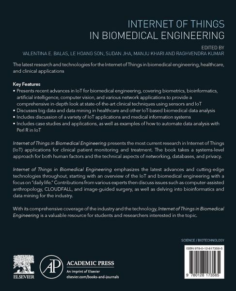 Produktbild: Internet of Things in Biomedical Engineering