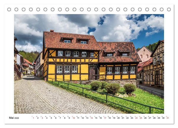 Produktbild: Stolberg im Harz (Tischkalender 2026 DIN A5 quer), CALVENDO Monatskalender