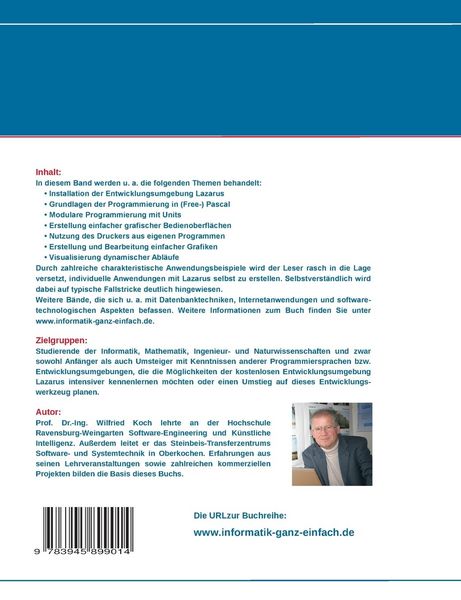 Produktbild: Professionelles Programmieren von Anfang an: Mit Free Pascal und der freien Entwicklungsumgebung Lazarus