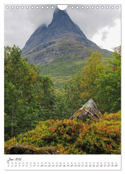 Produktbild: Norwegen - Das Land der Berge, Fjorde und Wasserf&auml;lle (Wandkalender 2026 DIN A4 hoch), CALVENDO Monatskalender