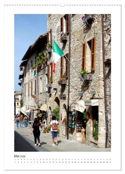 Produktbild: Assisi - Die Stadt zweier gro&szlig;er Heiliger (Wandkalender 2026 DIN A2 hoch), CALVENDO Monatskalender