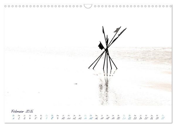 Produktbild: Meeresbilder - Nordsee-Impressionen (Wandkalender 2026 DIN A3 quer), CALVENDO Monatskalender