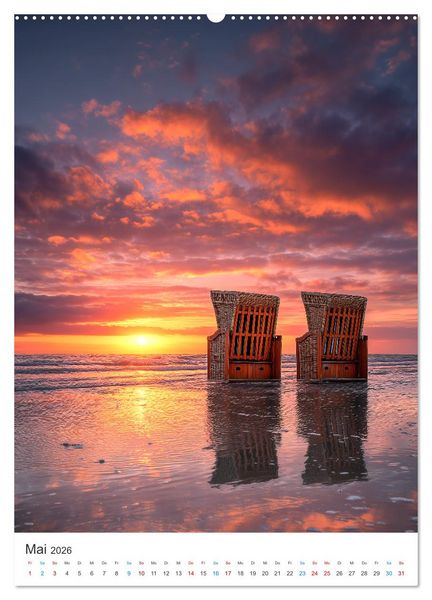 Produktbild: Sehnsucht Strand (hochwertiger Premium Wandkalender 2026 DIN A2 hoch), Kunstdruck in Hochglanz