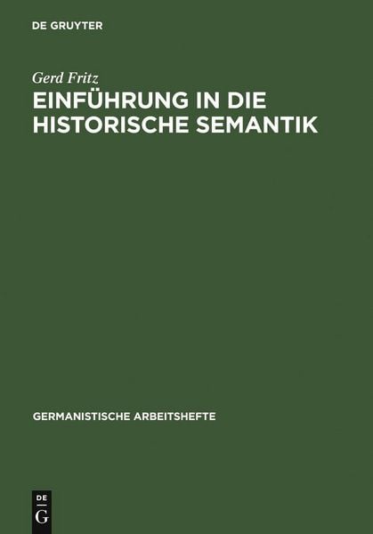 Produktbild: Einf&uuml;hrung in die historische Semantik