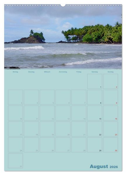 Produktbild: Karibik - Sonne, Strand und Palmen (Wandkalender 2026 DIN A2 hoch), CALVENDO Monatskalender