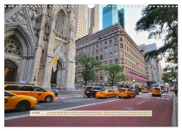 Produktbild: Streets of New York - Zu Fu&szlig; durch die Metropole der Superlative (Wandkalender 2026 DIN A3 quer), CALVENDO Monatskalender