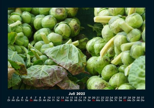 Produktbild: Gem&uuml;sekalender 2025 Fotokalender DIN A4