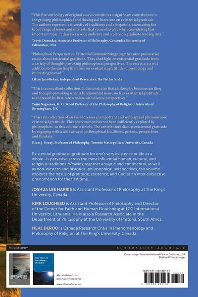 Produktbild: Philosophical Perspectives on Existential Gratitude