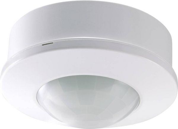 Produktbild: Renkforce RF-4216078 Einbau, Oberfl&auml;chenmontage PIR-Bewegungsmelder 360&deg; Relais Wei&szlig; IP20