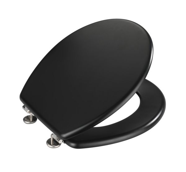 Produktbild: WC-Sitz Mod. Prima Schwarz Matt, MDF, zertifiziert
