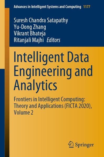 Produktbild: Intelligent Data Engineering and Analytics