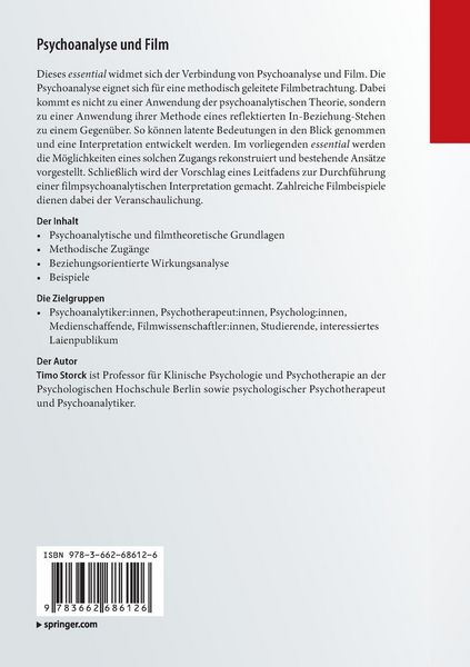 Produktbild: Psychoanalyse und Film