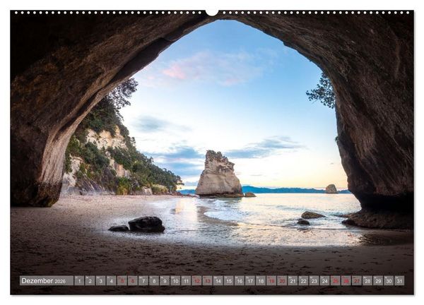 Produktbild: Nat&uuml;rlich Neuseeland (Wandkalender 2026 DIN A2 quer), CALVENDO Monatskalender
