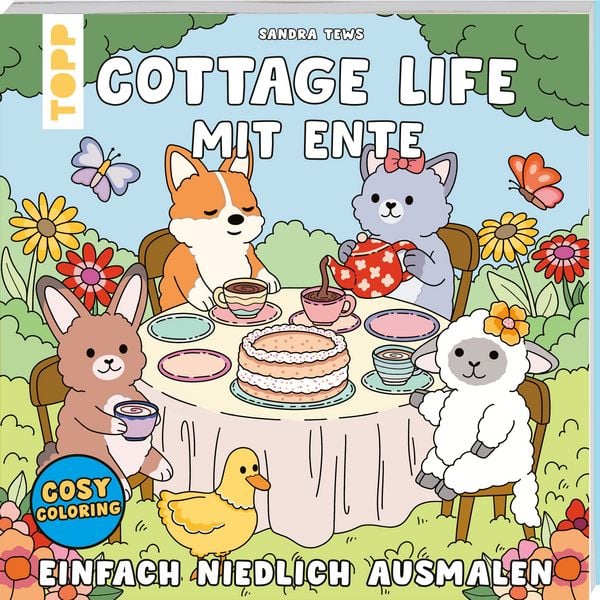 Cosy Coloring - Cottage Life mit Ente, Taschenbuch von Sandra Tews, Frechverlag GmbH, 978-3-7358-8245-5