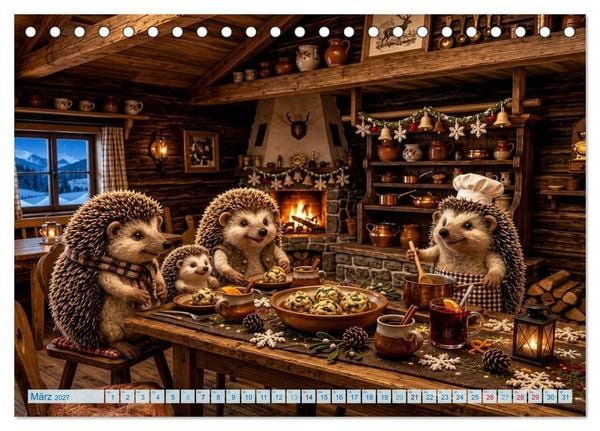 Produktbild: Die zauberhafte Welt der Iglis (Tischkalender 2027 DIN A5 quer), CALVENDO Monatskalender