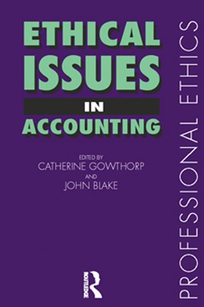 Produktbild: Ethical Issues in Accounting