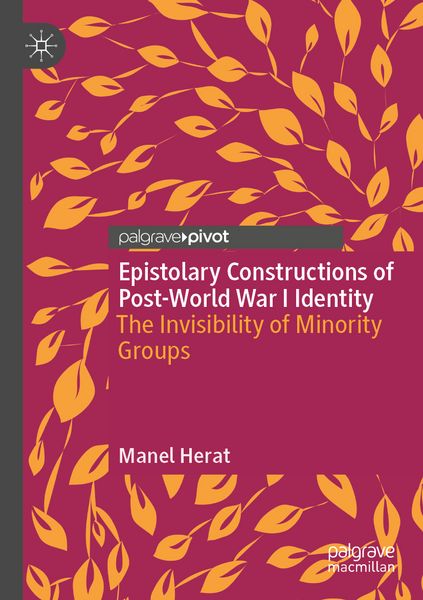 Produktbild: Epistolary Constructions of Post-World War I Identity