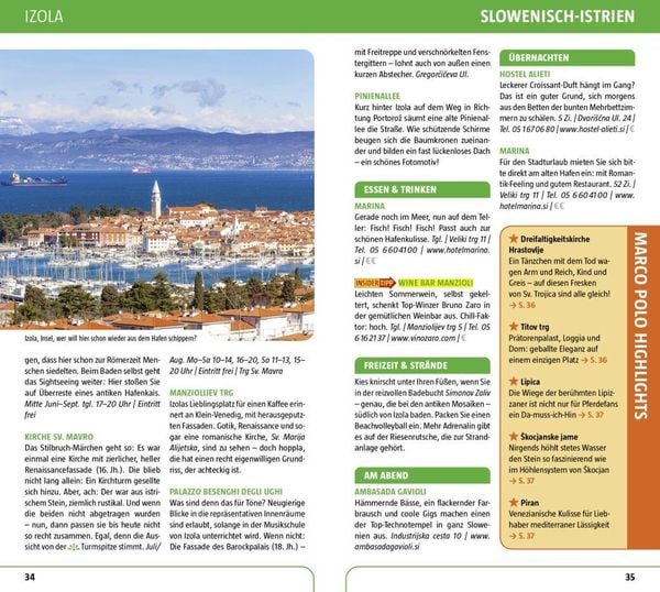 Produktbild: MARCO POLO Reisef&uuml;hrer Kroatische K&uuml;ste Istrien, Kvarner
