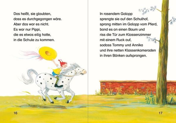 Pippi geht in die Schule