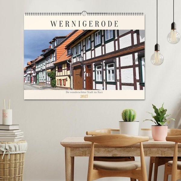 Produktbild: Wernigerode, die wundersch&ouml;ne Stadt im Harz (Wandkalender 2027 DIN A2 quer), CALVENDO Monatskalender
