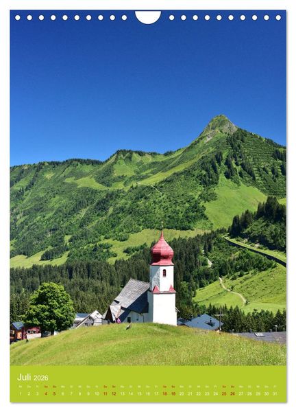 Produktbild: Malerische Kirchen und Kapellen (Wandkalender 2026 DIN A4 hoch), CALVENDO Monatskalender