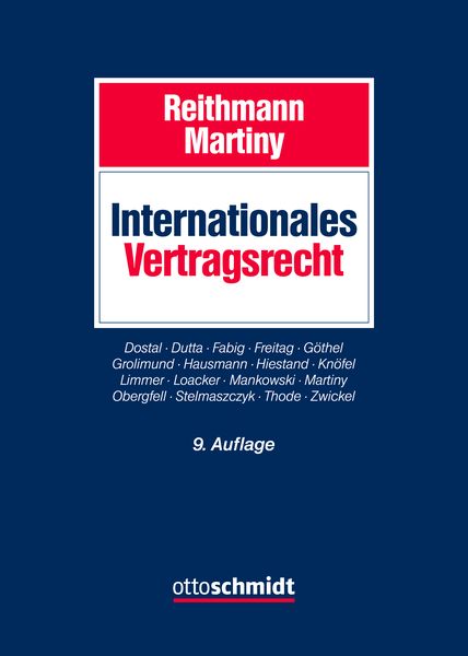 Produktbild: Internationales Vertragsrecht