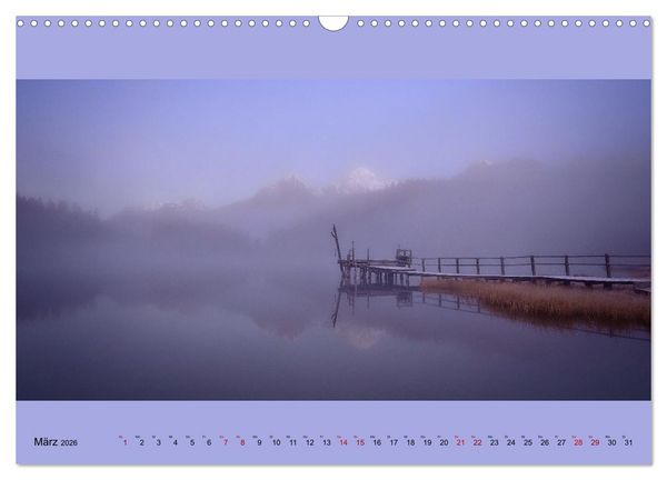 Produktbild: Fogscapes - magische Nebellandschaften (Wandkalender 2026 DIN A3 quer), CALVENDO Monatskalender