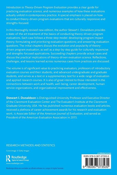 Produktbild: Introduction to Theory-Driven Program Evaluation