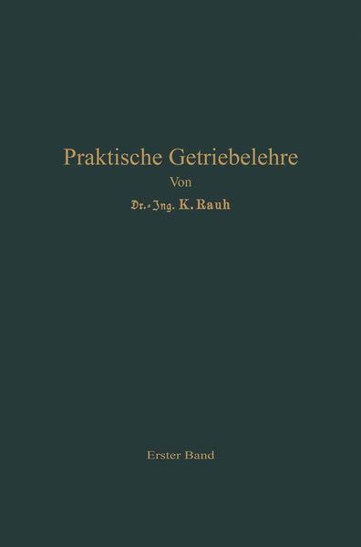 Produktbild: Praktische Getriebelehre