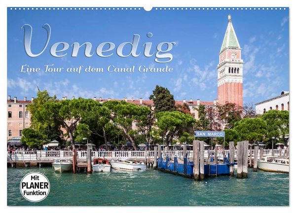 Produktbild: VENEDIG Eine Tour auf dem Canal Grande (Wandkalender 2026 DIN A2 quer), CALVENDO Monatskalender